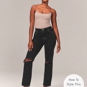 Curve Love Ultra High Rise Ankle Straight Jeans